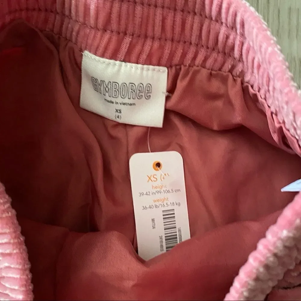 GYMBOREE | Pink | WIDE LEG CORDUROY PANTS